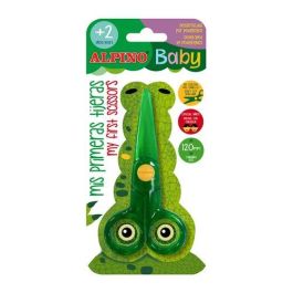Alpino Tijera Baby PT0036 para Niños, 120 mm, Puntas Redondas, Seguras para Piel y Ropa, Verde Precio: 6.95000042. SKU: B14VCYR79F