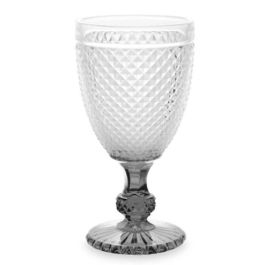 Copa Vivalto PR-00816B/BHA6 SMOKE Transparente Antracita Vidrio 256 ml Diamante (6 Unidades)