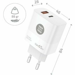 Cargador de Pared Tech One Tech TEC2270 65 W Cargador de Pared Tech One Tech TEC2270 65 W