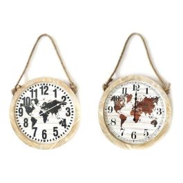 Reloj Pared Vintage DKD Home Decor Marron Negro 4 x 50 x 50 cm (2 Unidades) Precio: 50.49999977. SKU: B137EMF2WQ