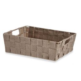 Cesta de Tela Kipit 23 cm Natural - 27x8x23 cm, Beige, 3 L (48 Unidades) Cesta de Tela Kipit 23 cm Natural - 27x8x23 cm, Beige, 3 L (48 Unidades)