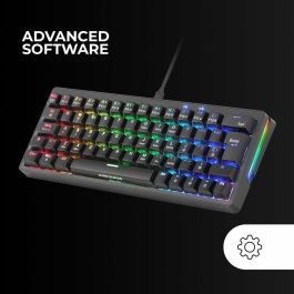 Mars Gaming Teclado Mecánico Mini 60% Mkminipro RGB con Switch SKN Amarillo/Azul/Marrón