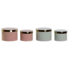 Joyero Urban DKD Home Decor Coral Verde Jade 13 x 9 x 13 cm Set de 2 (2 Unidades) Precio: 35.69000028. SKU: B146VX75EF