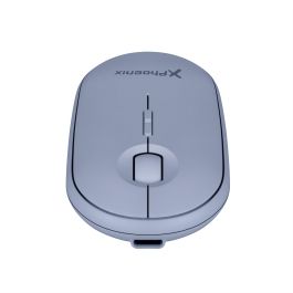 Phoenix Ratón Inalambrico Rebble Bluetooth Y 2.4 GHz Azul Conexión Dual Recargable USB-C Ajustable 1600 DPI