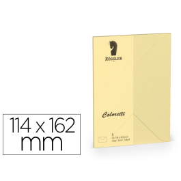 Rossler Coloretti Sobre C6 Ministro Marrón Arena 114x162 mm Pack 5 Unidades Compatible Copia Láser Inyección Tinta 80gr Precio: 3.50000002. SKU: B1858MSM26
