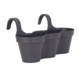 ARTEVASI Maceta para balcón Capri Individ - 30.5 x 54 x H 28 cm - 11 L - Gris antracita Precio: 24.89000008. SKU: B19THTNMVA