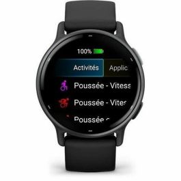 Garmin AAAAH39016 Reloj GPS Vivoactive 5, Smartwatch con WiFi, Pantalla 30.4mm (1.2"), Gris con Correa Negra