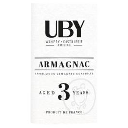 UBY - Auténtico Armagnac - 3 años - 70cl