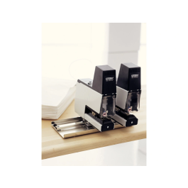 Rapid Grapadora Eléctrica 105E 50 Hojas Grapas 66/6-8mm Blanco/Negro