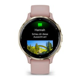 Garmin Venu 3S Dust Rose/Soft Gold Reloj Inteligente AMOLED Táctil GPS 1.2" 8GB 5 ATM Unisex