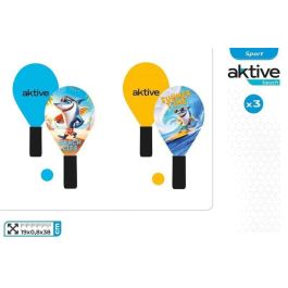 Palas playa madera para niños aloha surf aktive con pelota 38x0,5x9cm - modelos surtidos Precio: 1.90000008. SKU: B145F3GAKV