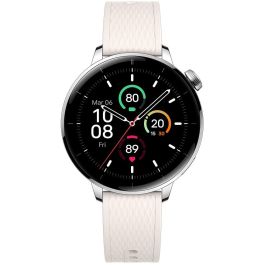 OnePlus Watch 3 43mm Plata con Pantalla AMOLED, GPS y Resistencia al Agua IP68 para Android