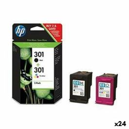 Cartucho de Tinta Original HP 301 Amarillo (24 Unidades) Cartucho de Tinta Original HP 301 Amarillo (24 Unidades)