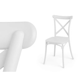 Silla Cruz Blanca Giftdecor 44x82x46cm Silla Cruz Blanca Giftdecor 44x82x46cm Precio: 23.68999952. SKU: B1ETD3XF9W