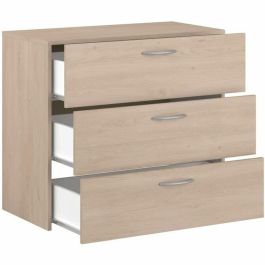 Parisot EASYLIFE7901CO3T Cómoda 3 cajones Roble 78,2 x 69,3 x 40,8 cm