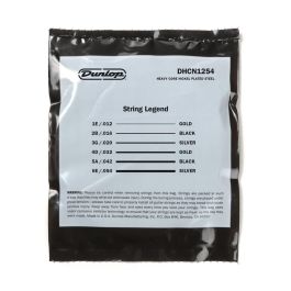 Dunlop Juego Eléctrica Heavy Core Nickel 12-54 Cuerdas para Guitarra