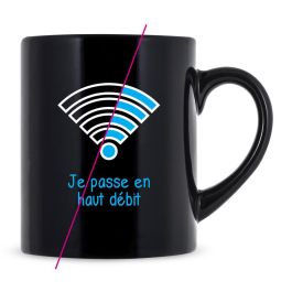 The Concept Factory Mug Cambio Color Con Calor Wifi, Bombilla, Pila