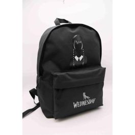 Mochila miercoles logo trenzas, compartimente para portalaptop 43x31x13,5 cm
