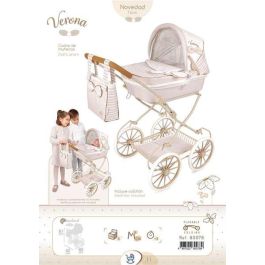 Coche de muñeca plegable para muñecas de hasta 48 cm verona 42x80x81 cm Coche de muñeca plegable para muñecas de hasta 48 cm verona 42x80x81 cm