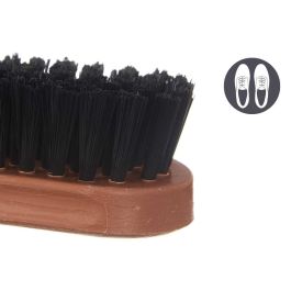 Cepillo de plástico para calzado negro mediano Arte Regal 5x4x13.5 cm (32 Unidades)
