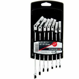 Precision Steel Juego de 7 Llaves Combinadas de Trinquete de Acero Inclinadas 180° (8-14 mm) Precio: 52.5000003. SKU: B17QRBPBNK