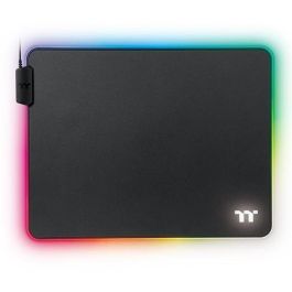 Thermaltake GMP-LVT-RGBHMS-01 Level 20 RGB Mouse Pad Gaming con retroiluminación LED, Base Antideslizante, Negro