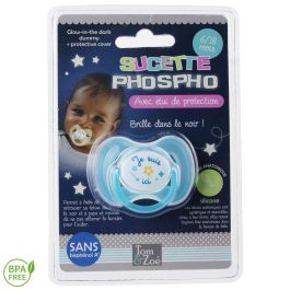 Tom et Zoe Chupete Fosforescente con Protector Higiénico Reversible de Silicona para Bebés de 6 a 18 Meses Libre de BPA Precio: 2.78999985. SKU: B1J9KL96M6