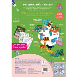 Pelikan Libro de Manualidades Upcycling con Pegatinas Dschungel A4