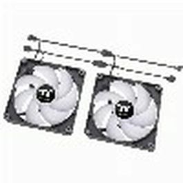 Thermaltake CT140 ARGB Sync Ventilador de Torre PC, Iluminación ARGB Sincronizable, Rodamiento Hidráulico, Negro, 2 Unidades Thermaltake CT140 ARGB Sync Ventilador de Torre PC, Iluminación ARGB Sincronizable, Rodamiento Hidráulico, Negro, 2 Unidades