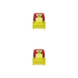 Nanocable 10.20.1900-R Cable de Red Latiguillo RJ45 SFTP Cat.6A LSZH AWG26, Rojo, 0.5m, 10Gbps, 500MHz
