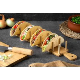 Soporte Tacos Bambu Kinvara 41X6CM (6 Unidades) Soporte Tacos Bambu Kinvara 41X6CM (6 Unidades)