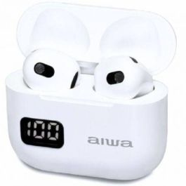 Auriculares Bluetooth Aiwa EBTW-100WT con estuche de carga/ Autonomía 3h/ Blancos Precio: 23.50000048. SKU: B14L9PWGEN