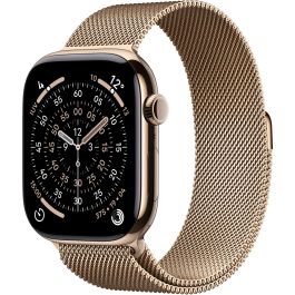 Apple MFD74ZRA Watch Series 11 GPS + Cellular - 46 mm - Caja Titanio Dorado - Correa Milanese Loop Dorada S/M Precio: 1021.58999976. SKU: B1H2RKHP29