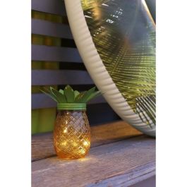 Galix Piña Solar Decorativa de Jardín Metal y Vidrio con 5 LED Filamento Blanco Cálido, 8h Autonomía, 18.5cm Alto Precio: 18.94999997. SKU: B1GG3SEZ59