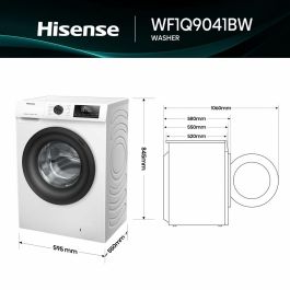 Lavadora Hisense WF1Q9041BW 59,5 cm 1400 rpm 9 kg