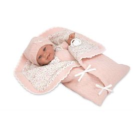 Muñecas Arias Muñeca Elegance Babyto Rosa c/Manta (Muñeco de Peso) 35 cm