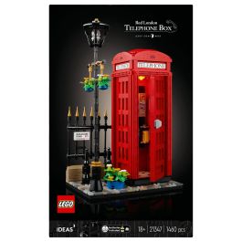 LEGO Ideas Cabina Telefónica Roja de Londres 21347, Juego de Construcción, 1460 Piezas, Multicolor