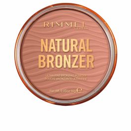 Rimmel London NATURAL BRONZER Polvos Bronceadores Tono #001 Sunlight con SPF15 Larga Duración Cruelty Free 14g
