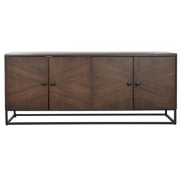 Aparador DKD Home Decor 177 x 38 x 75 cm Marrón oscuro Madera