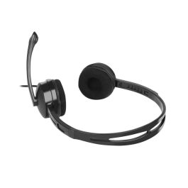 NATEC Canary Auriculares Alámbrico Diadema Oficina/Centro de llamadas Negro NATEC Canary Auriculares Alámbrico Diadema Oficina/Centro de llamadas Negro