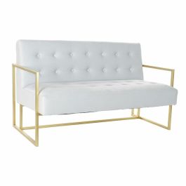 DKD Home Decor Sofá Glam de Poliéster y Metal Azul Celeste y Dorado 128x70x76 cm Precio: 256.49999991. SKU: B1CVN9RV8X