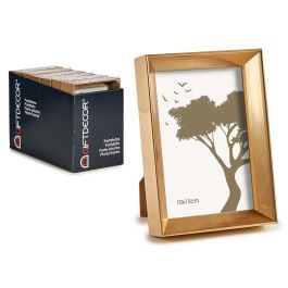 Portafoto plástico moldura oro 10x15 cm Giftdecor - Incluye gancho para colgar (24 Unidades) Precio: 42.50000007. SKU: B1DD5ZKN55