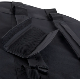 TOBAGO Funda para Platos de Batería Hasta 22" Negro Poliéster 600D Nylon 300D Acolchado 15mm Cremallera 10mm