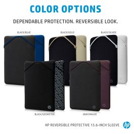 HP Funda Protectora Reversible para Portátil de 15.6 Pulgadas Malva