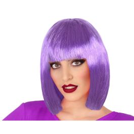 Peluca Morada Corta Lisa con Flequillo, 100g – Ideal para Disfraces y Fiestas Temáticas Precio: 2.98999954. SKU: B1934JT9PG