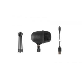 Krom Kimu Pro Negro Micrófono para PC con Sonido de Estudio, Fácil de Transportar, NXKROMKIMUPRO