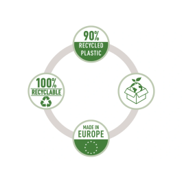 Fundas Leitz Transparente A3 Reciclado 25 Unidades