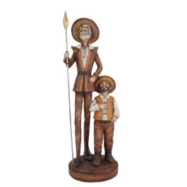 DKD Home Decor Figura Tradicional de Resina Quijote Marrón 38.5 cm Alto x 13 cm Largo x 14 cm Ancho Precio: 19.79000012. SKU: B15PBX2NT4