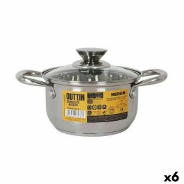 Cacerola con Tapa de Cristal Quttin New Neron Acero 26 x 18 x 10 cm (6 Unidades) Precio: 59.89000028. SKU: B13DRJ74VH