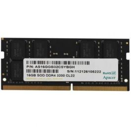 Memoria RAM Apacer ES.16G21.GSH 16GB/ DDR4/ 3200MHz/ 1.2V/ CL22/ SODIMM Precio: 31.50000018. SKU: B16649X7M2
